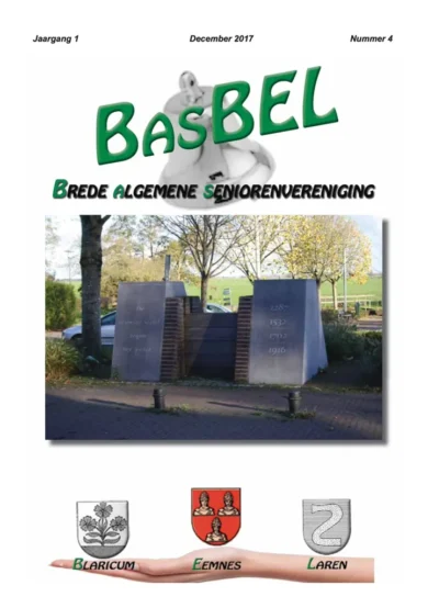 Basbel Magazines Jaargang 1 December 2017 Nummer 4