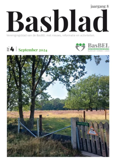 Basblad BasBEL Boekje Jaargang 8 Nr. 4 September 2024